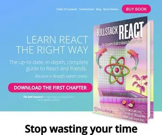 Fullstackreact.com(Fullstack React) Screenshot