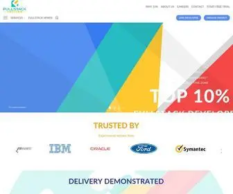 Fullstacktechies.com(Hire Full Stack Developers & Programmers) Screenshot