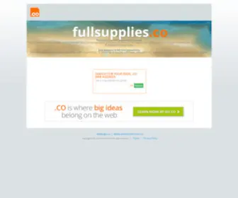 Fullsupplies.co(Full Supplies) Screenshot