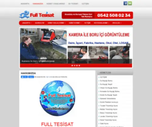 Fulltesisat.com(CİHAZLA SU KAÇAĞI BULMA MERKEZİ) Screenshot