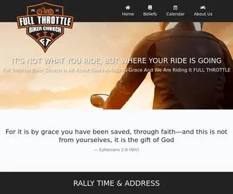 Fullthrottlebikerchurch.com(Full Throttle Biker Church) Screenshot