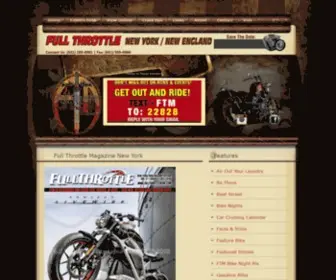 Fullthrottlenyne.com(Full Throttle Magazine NY) Screenshot