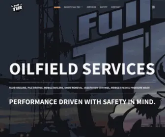 Fulltiltholdings.ca(Fluid Hauling) Screenshot