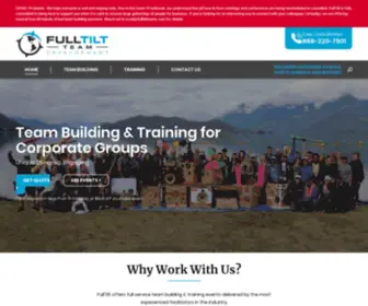 Fulltiltteams.com(Team Building Activities) Screenshot