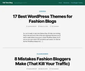 Fulltimeblog.com(Full Time Blog) Screenshot