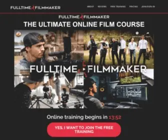 Fulltimefilmmaker.com(Full Time Filmmaker) Screenshot