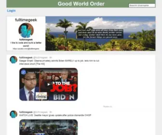 Fulltimegeek.com(GOOD WORLD ORDER) Screenshot