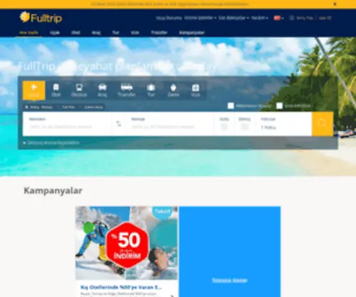Fulltrip.com(Türkiye’nin) Screenshot