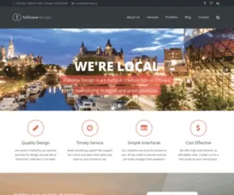 Fullview.ca(Ottawa Web Design & Web Development) Screenshot