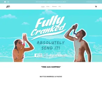 Fullycranked.com(Australian beer snorkels) Screenshot