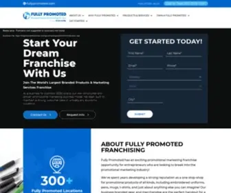 Fullypromotedfranchise.com(Launch a Promotional Marketing Franchise) Screenshot