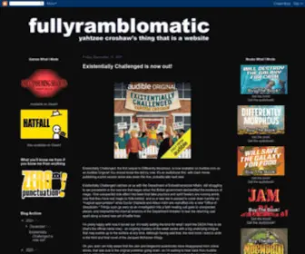 Fullyramblomatic.com(Hang on) Screenshot