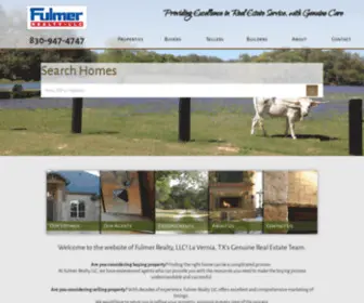 Fulmerrealty.com(Enjoy Country Living near San Antonio) Screenshot