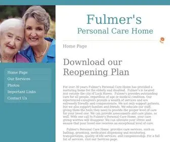 Fulmerspch.com(Fulmer's personal care home) Screenshot