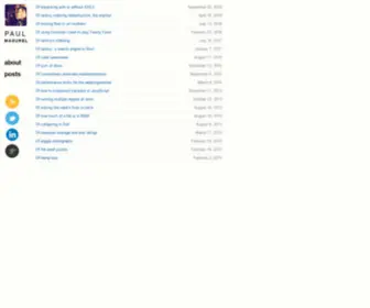 Fulmicoton.com(Paul Masurel's blog) Screenshot