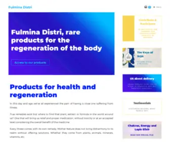 Fulminadistri.com(Our Philosophy on Health) Screenshot