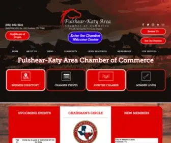 Fulshearkaty.com(Fulshear Katy Area Chamber of Commerce) Screenshot