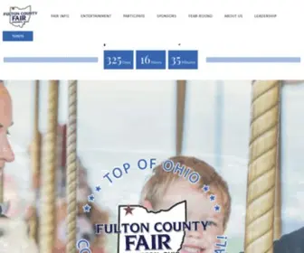 Fultoncountyfair.com(One of Ohio's greatest county fairs) Screenshot