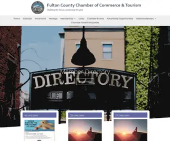 Fultoncountypa.com(Fulton County Chamber of Commerce & Tourism) Screenshot