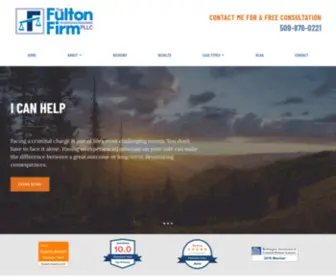 Fultonfirm.com(Criminal Defense Attorney in Washington state) Screenshot