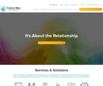 Fultonmay.com(Chicago's IT Consulting & Cloud Services) Screenshot