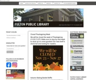 Fultonpubliclibrary.org(Fulton Public Library) Screenshot