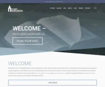 Fumcburleson.org(FUMC Burleson) Screenshot