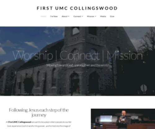 Fumccollingswood.org(First UMC Collingswood) Screenshot
