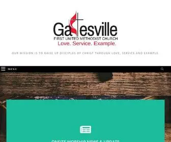 FumcGatesville.org(Our mission is to raise up disciples of Christ through love) Screenshot