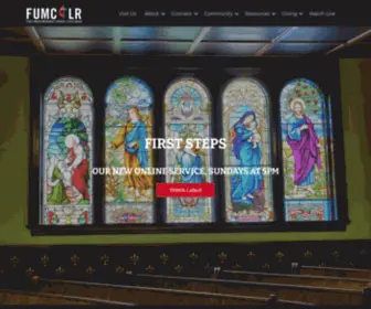 Fumclr.org(First United Methodist Church) Screenshot