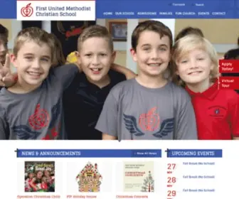 Fumcs.com(First United Methodist Christian School) Screenshot