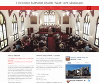 Fumcwestpoint.com(First United Methodist Church) Screenshot