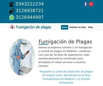 Fumigaciondeplagas.com(Fumigaciones de Plagas) Screenshot