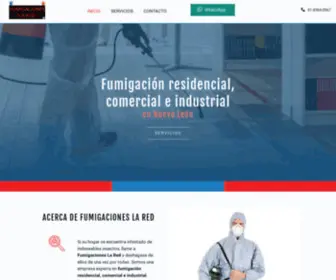 Fumigacioneslared.com(Fumigaciones La Red) Screenshot