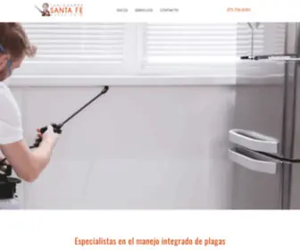 Fumigadorasantafegto.com(Fumigaciones profesionales en Guanajuato) Screenshot