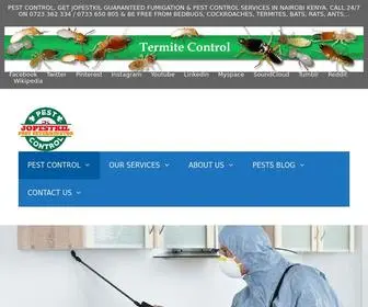 Fumigationpestcontrolservices.co.ke(NEW JOPESTKIL KENYA EXPERT FUMIGATION SERVICES IN KENYA) Screenshot