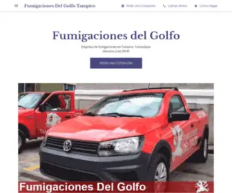 Fumigol.com(Fumigaciones Del Golfo Tampico) Screenshot