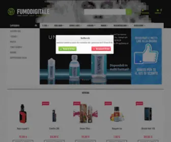 Fumodigitale.it(Il primo store online di sigarette elettroniche) Screenshot