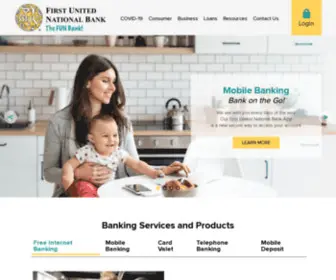 Fun-Bank.com(First United National Bank or FUN Bank) Screenshot