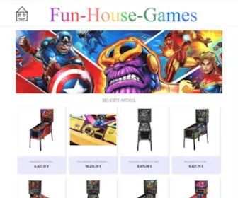 Fun-House-Games.de(Fun House Games) Screenshot