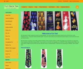 Fun-Ties.com(Funny Novelty Neckties) Screenshot