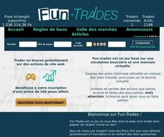 Fun-Trades.com(Jeu de simulation boursi) Screenshot