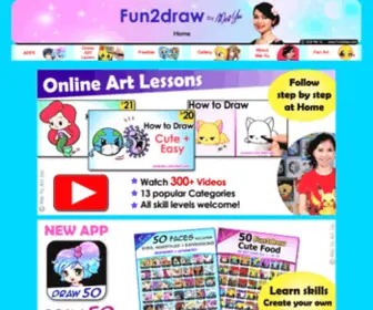 Fun2Draw.com(Art Challenges) Screenshot