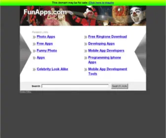 Funapps.com(The Leading Fun Apps Site on the Net) Screenshot