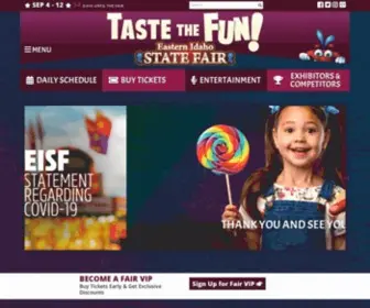 Funatthefair.com(Eastern Idaho State Fair) Screenshot