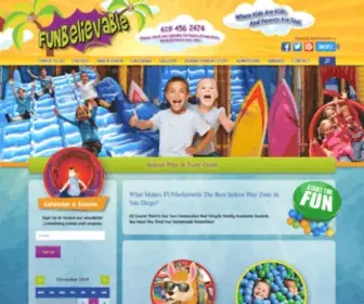 Funbelievableplay.com(Where Kids Are Kids) Screenshot