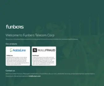 Funbers.com(Funbers Telecom Corp) Screenshot