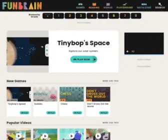 Funbrain.com(Free Online Learning & Education For Kids) Screenshot