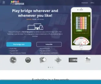 Funbridge.com(Play bridge for free online with the FunBridge software) Screenshot