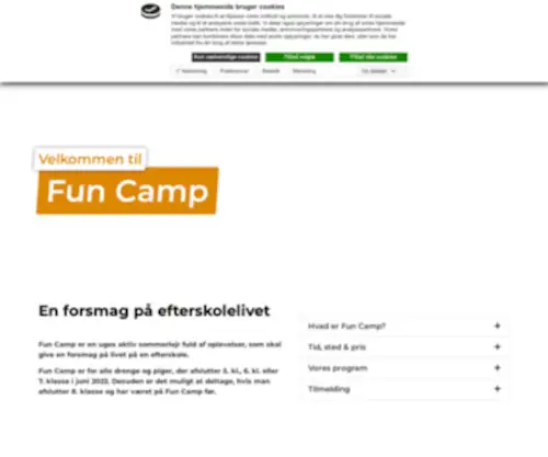 Funcamp.dk(Fun Camp) Screenshot